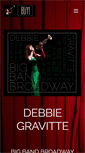 Mobile Screenshot of debbiegravitte.com